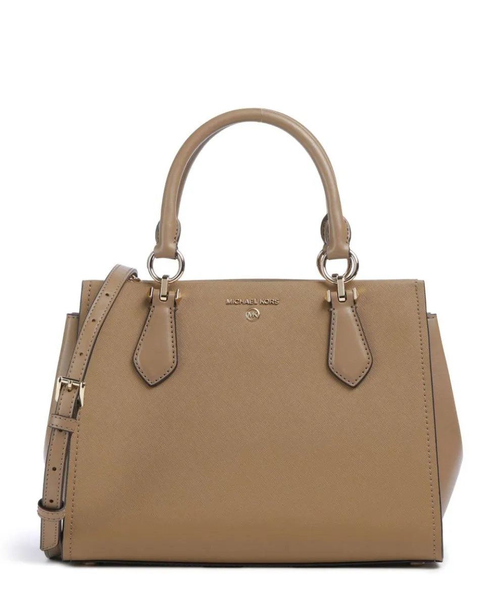 Marilyn Handtasche Saffiano-Rindsleder braun