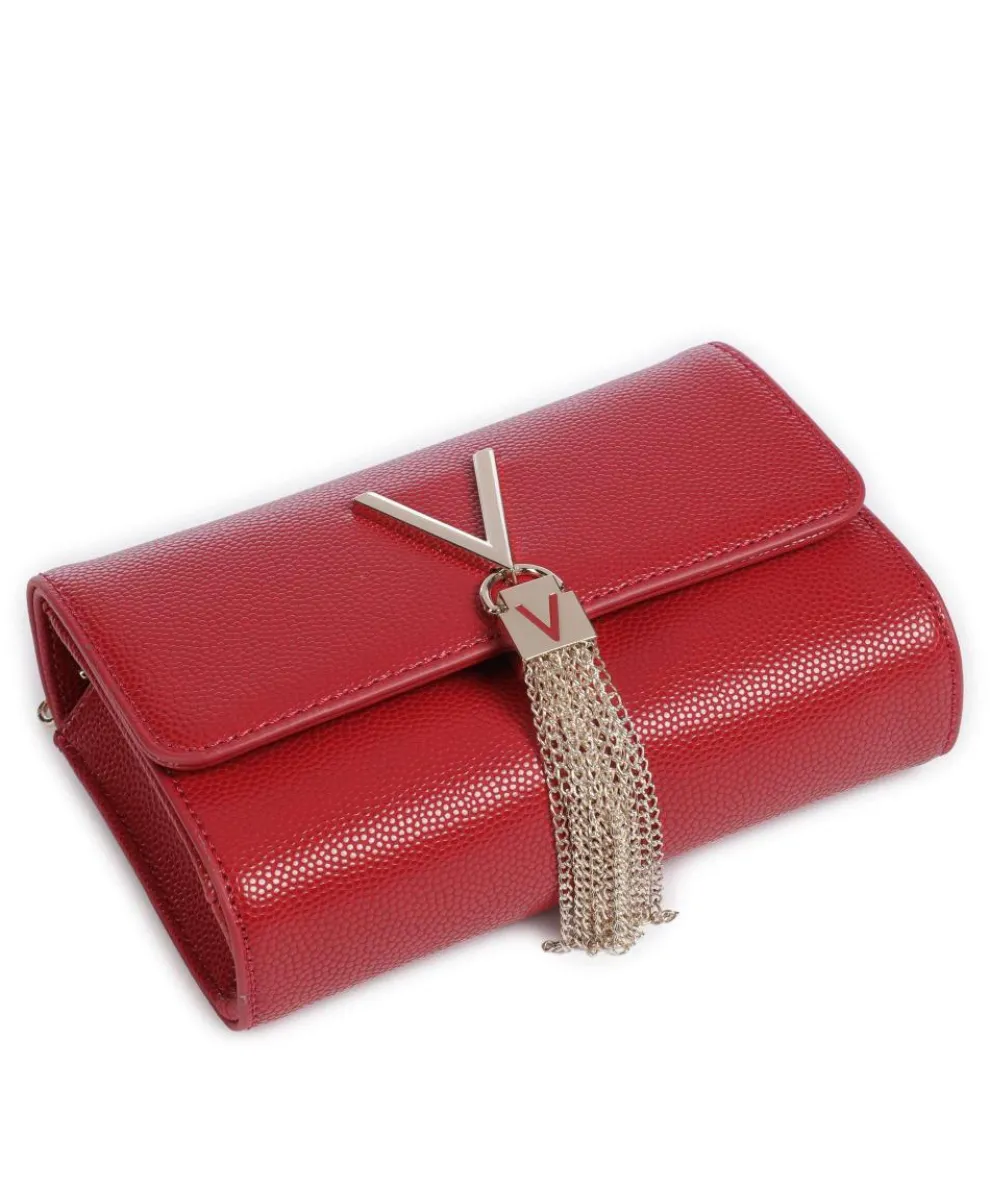 Divina Umhängetasche Lederimitat rot