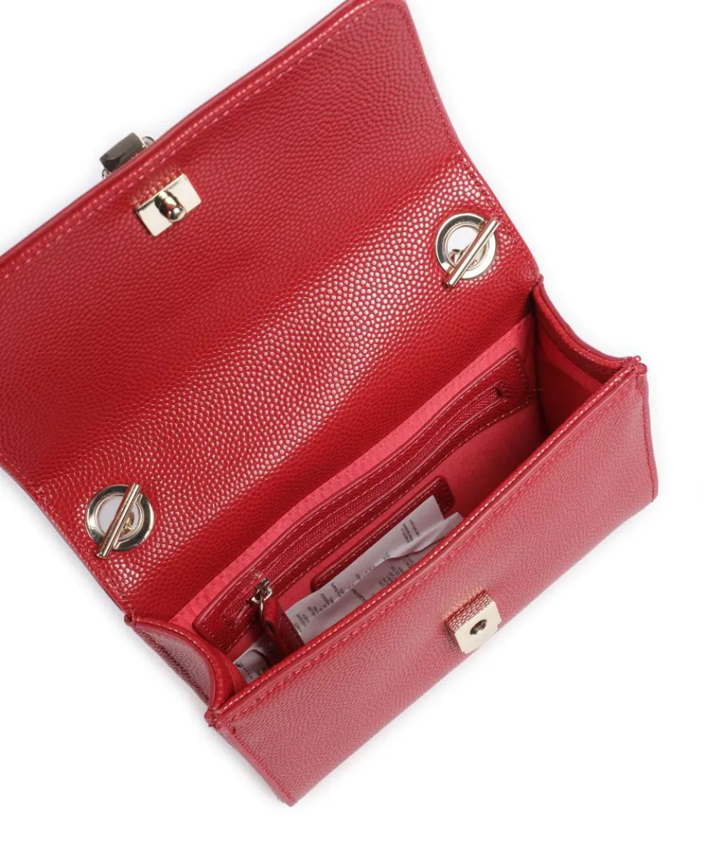 Divina Umhängetasche Lederimitat rot