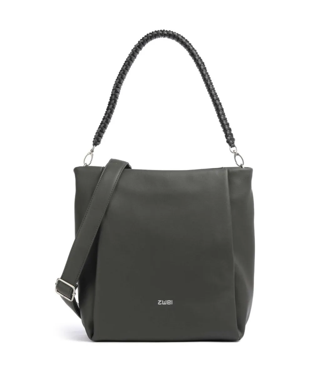 Yuna YU120 Beuteltasche Lederimitat dunkelgrau