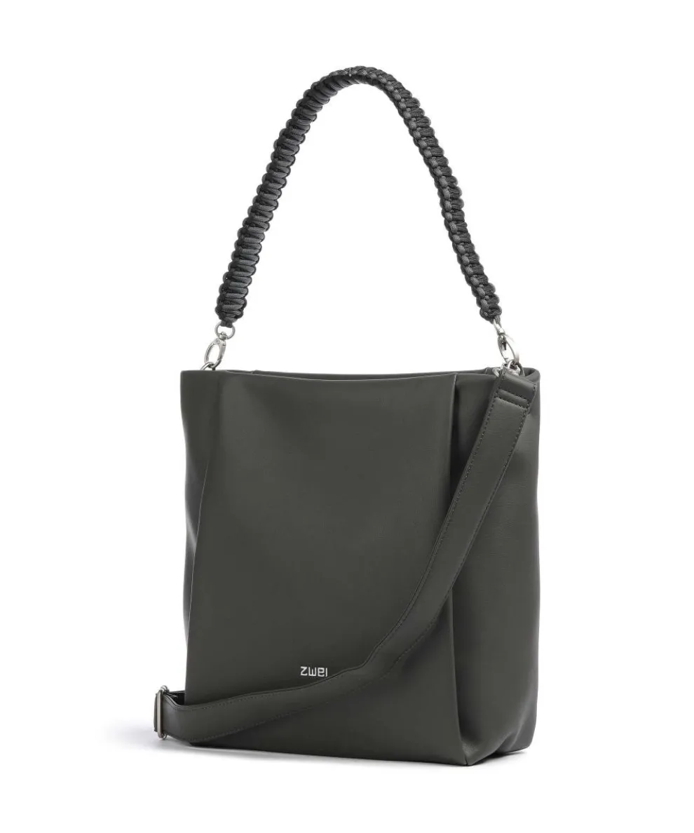 Yuna YU120 Beuteltasche Lederimitat dunkelgrau