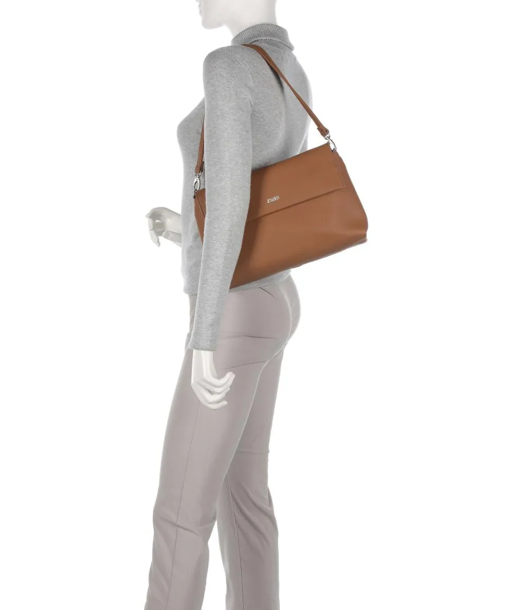 Yuna YU60 Schultertasche Lederimitat braun