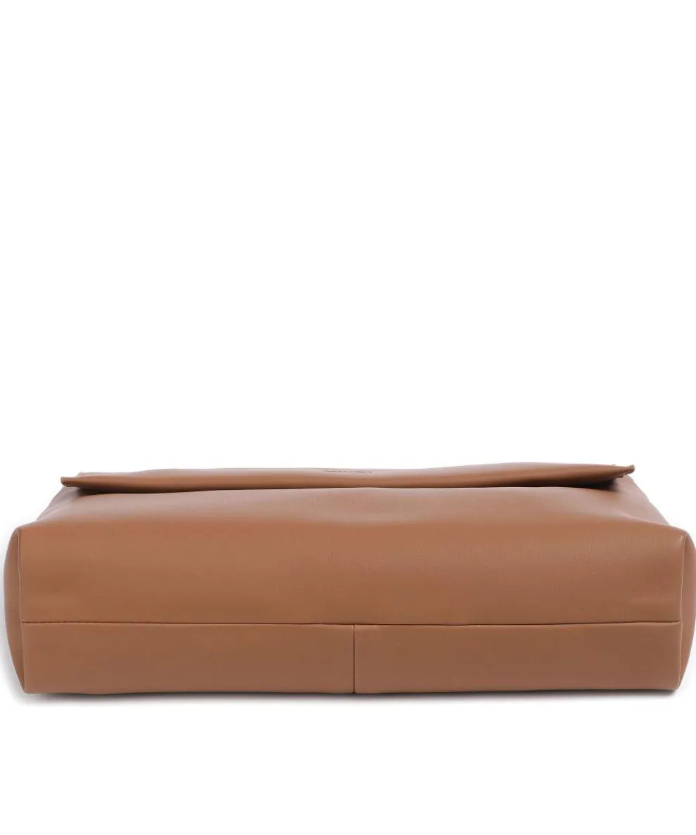 Yuna YU60 Schultertasche Lederimitat braun