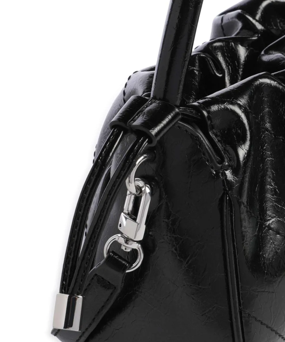 Amys Bucket bag Lederimitat schwarz