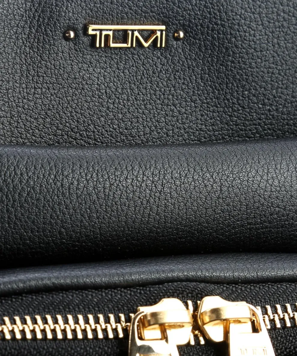 Capri Umhängetasche Leder schwarz