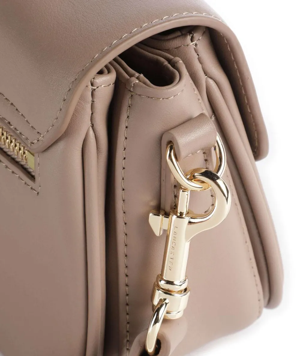 Donna Fia Umhängetasche fein genarbtes Rindsleder beige