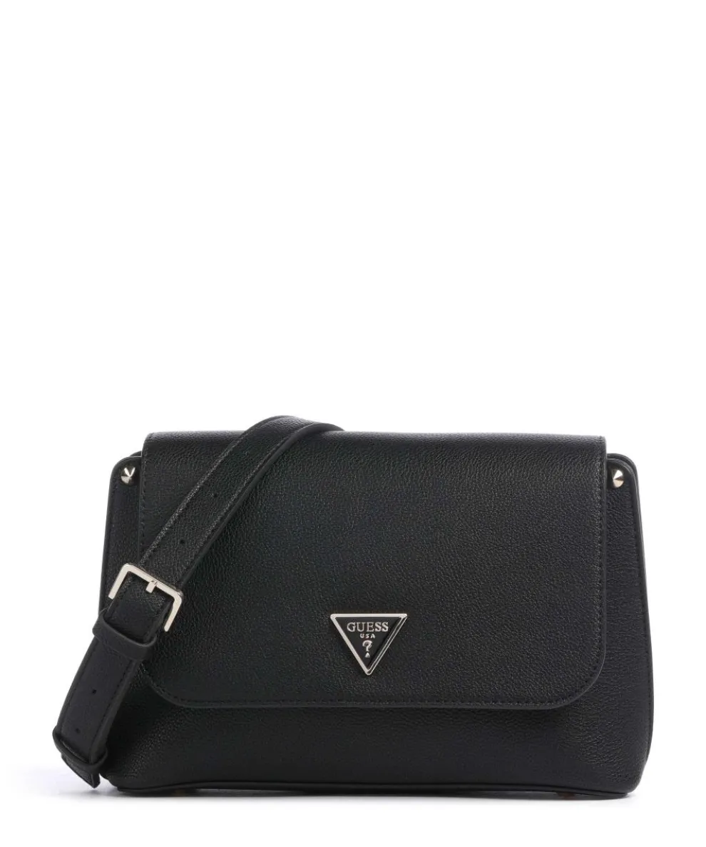 Meridian Umhängetasche Lederimitat schwarz