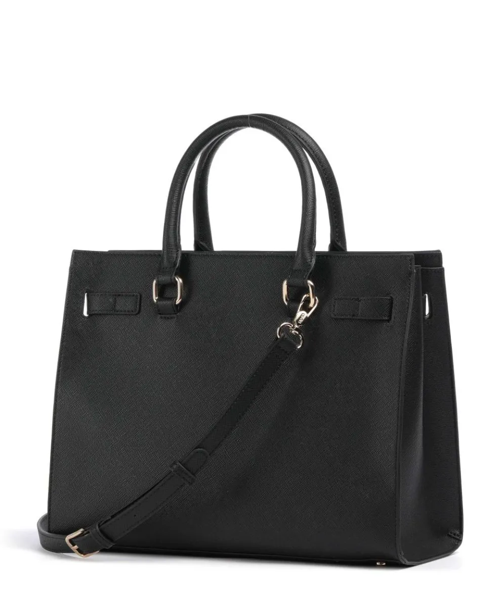 Halona Handtasche Lederimitat schwarz