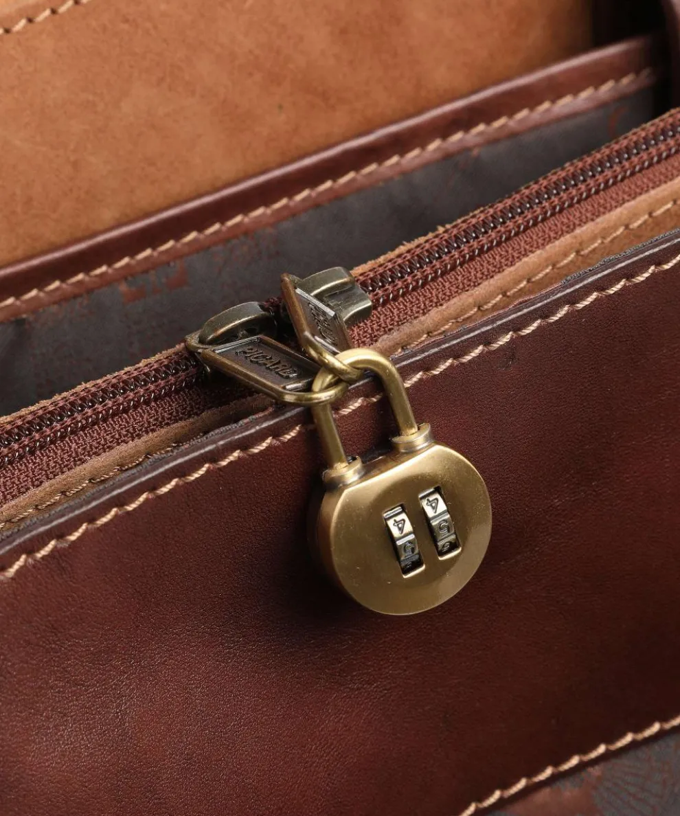 Toscana Aktentasche 15″ Leder braun