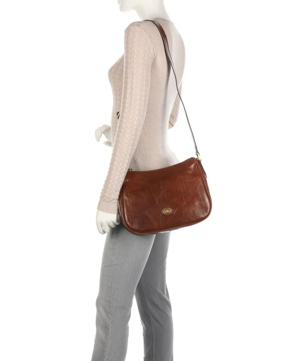 Story Donna Umhängetasche Leder braun