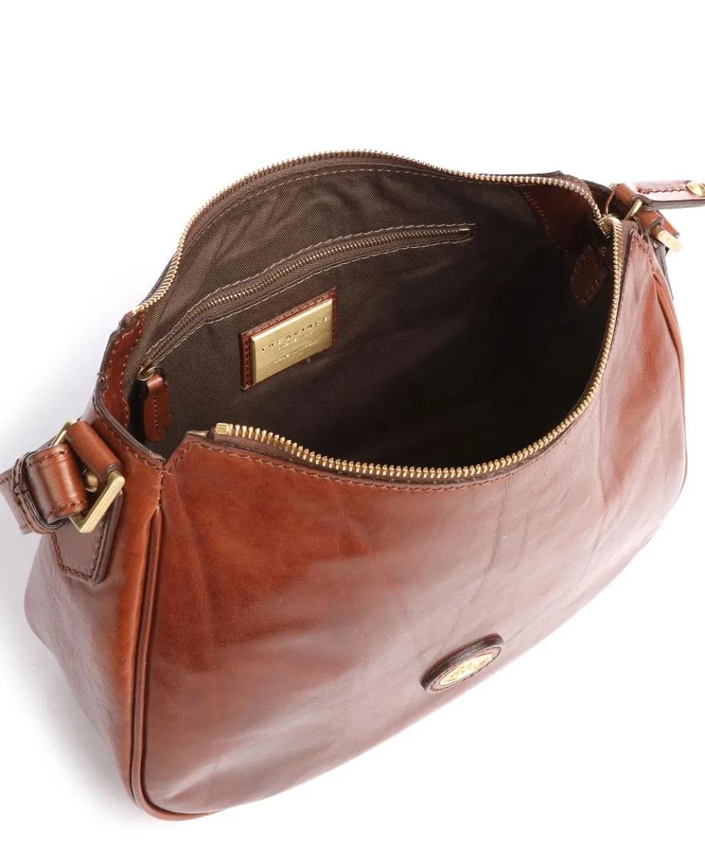 Story Donna Umhängetasche Leder braun