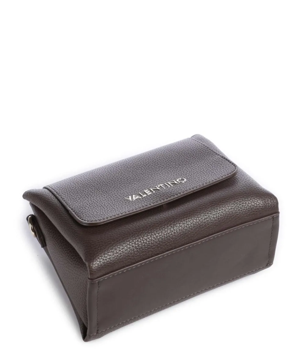 Alexia Umhängetasche Lederimitat dunkelbraun