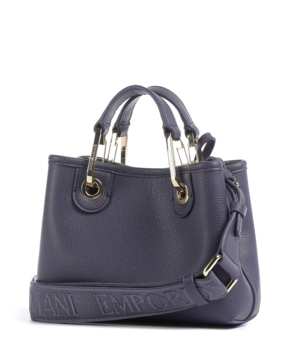 My EA Handtasche Lederimitat dunkelblau