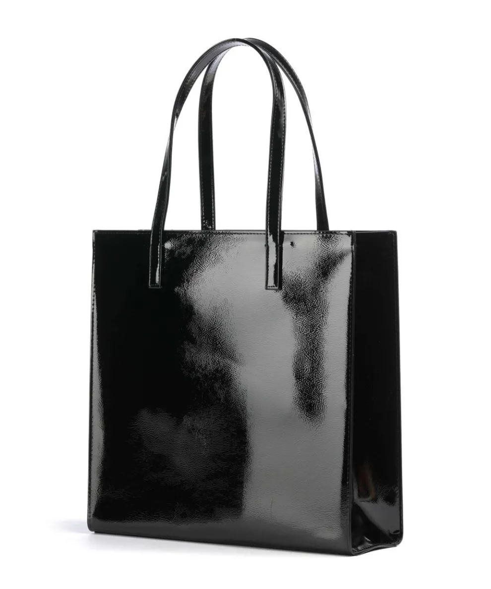 Crinkon Shopper Lederimitat schwarz