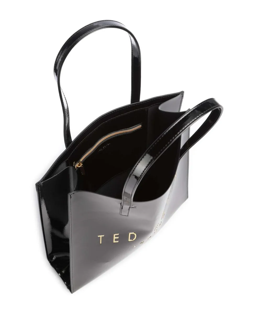 Crinkon Shopper Lederimitat schwarz