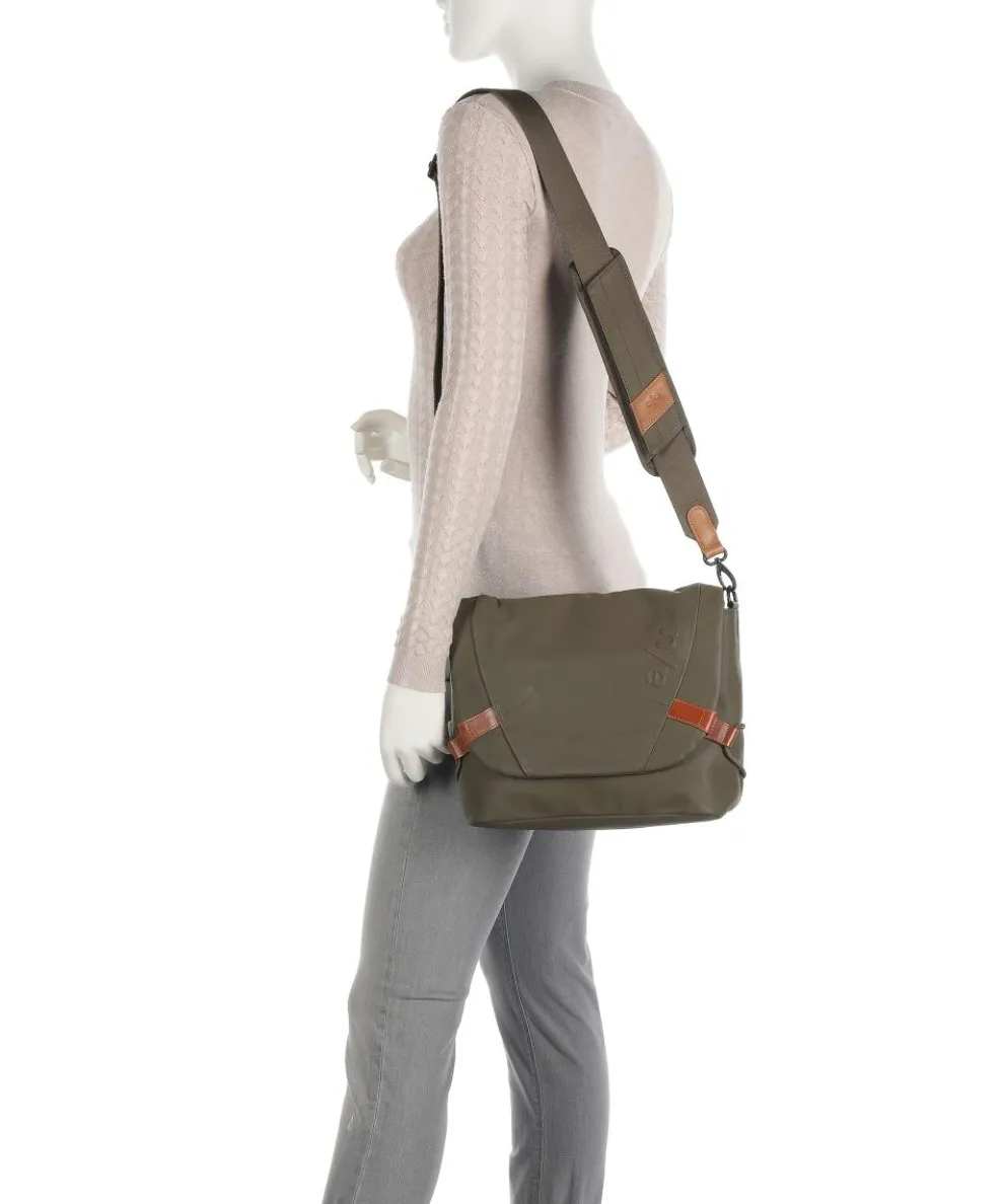 Japan Sendai Kuriertasche Bio-Baumwolle olivgrün