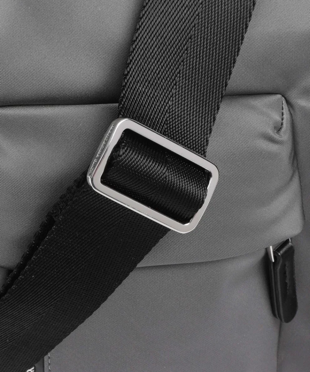 Hunter Schultertasche Nylon grau