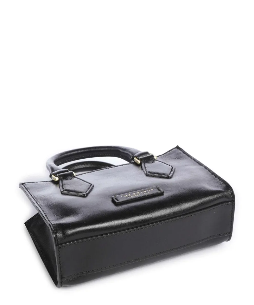 Ida Handtasche fein genarbtes Rindsleder schwarz