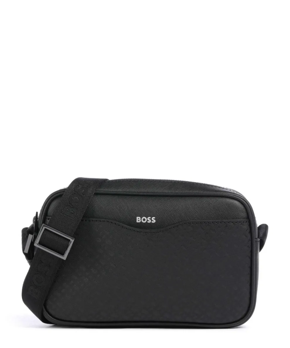 Zair Umhängetasche Lederfaserstoff schwarz