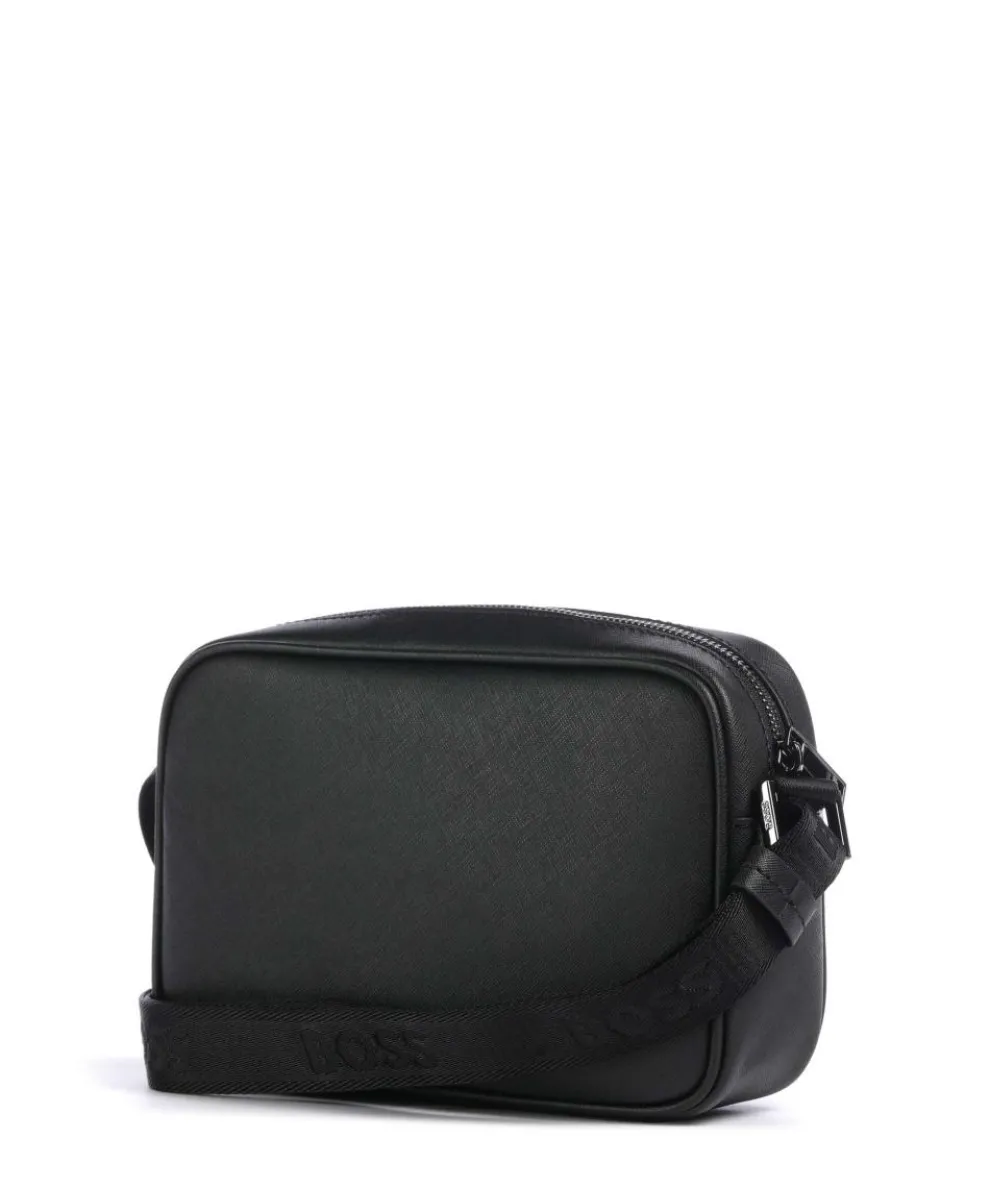 Zair Umhängetasche Lederfaserstoff schwarz