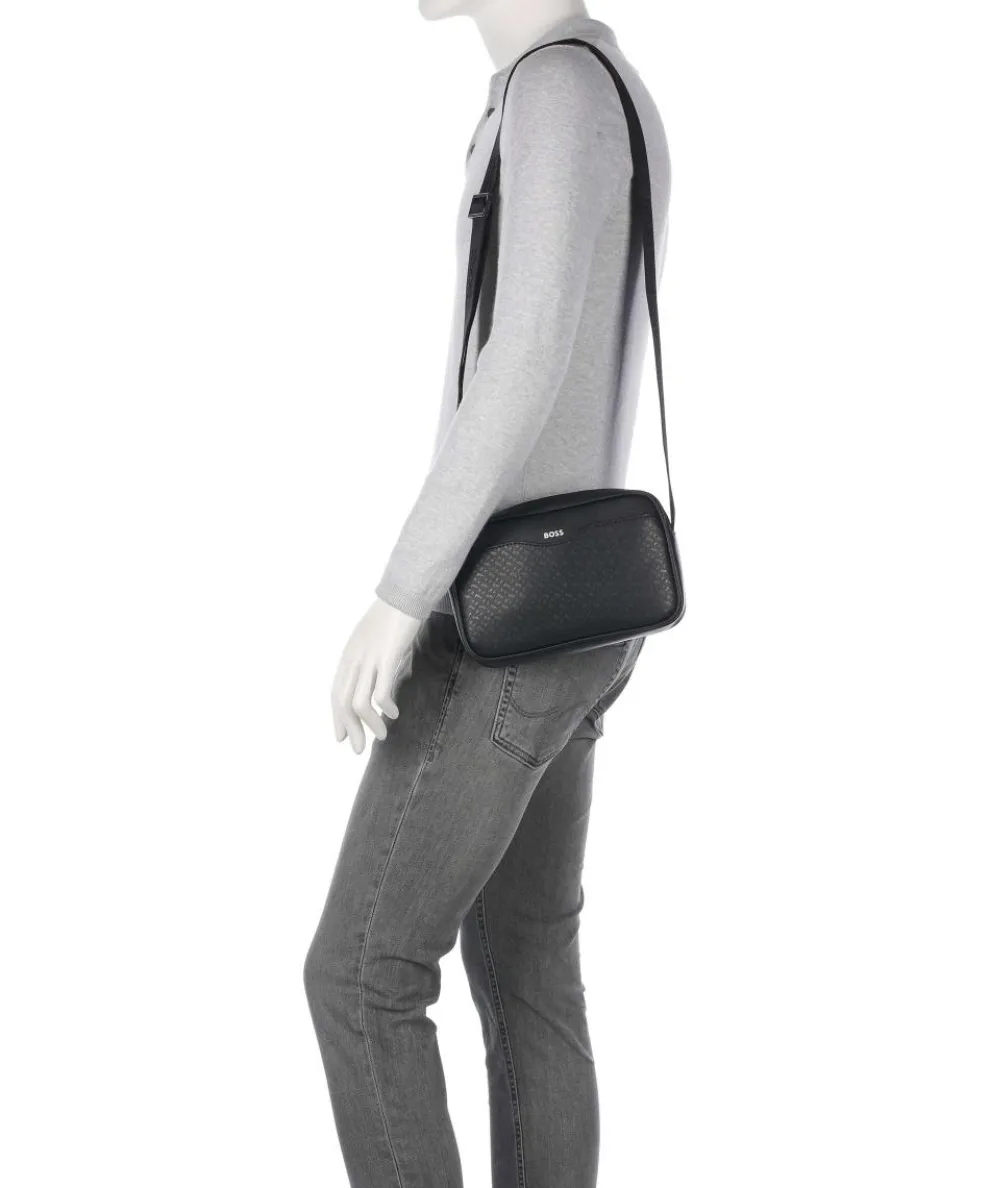 Zair Umhängetasche Lederfaserstoff schwarz