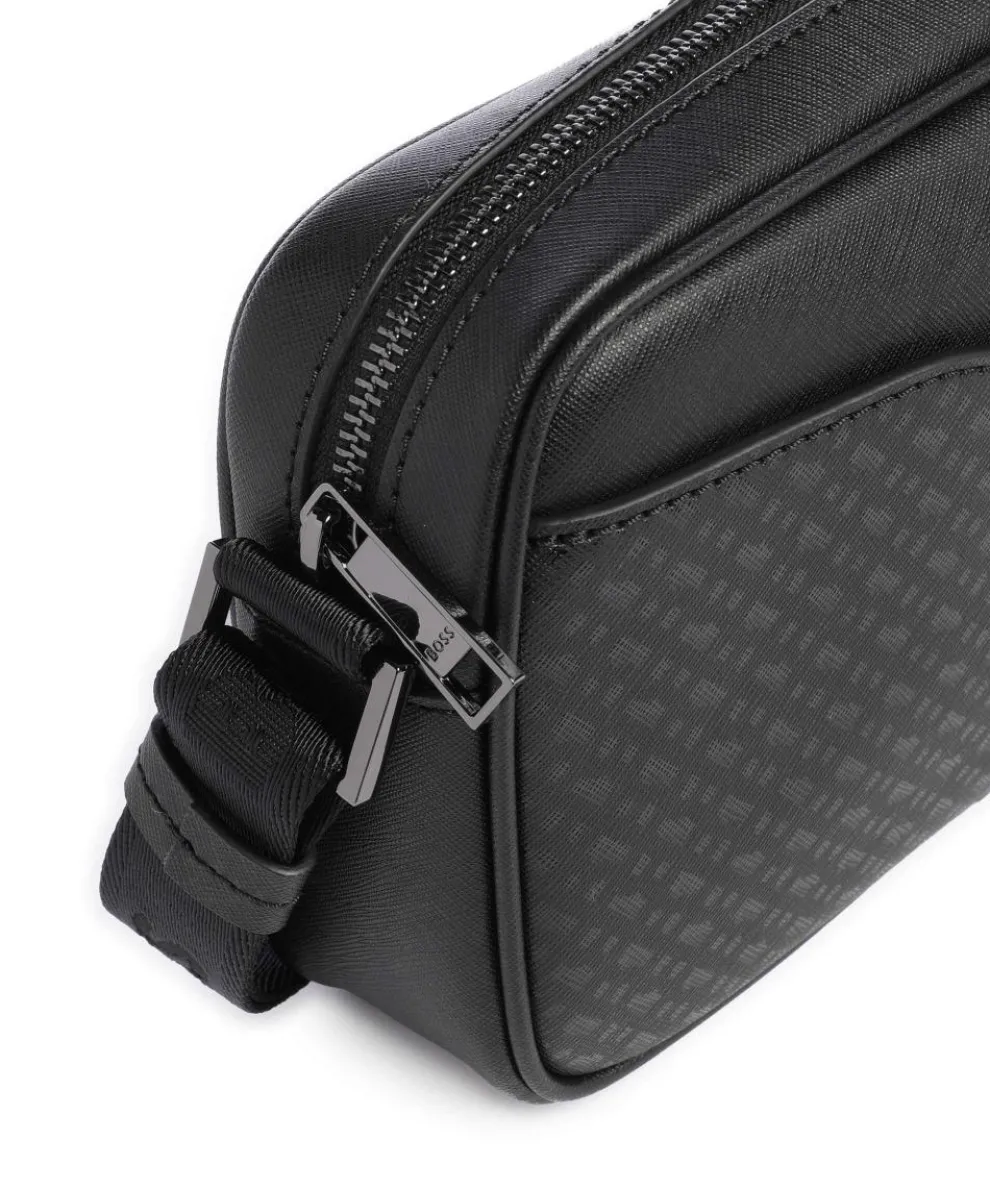 Zair Umhängetasche Lederfaserstoff schwarz