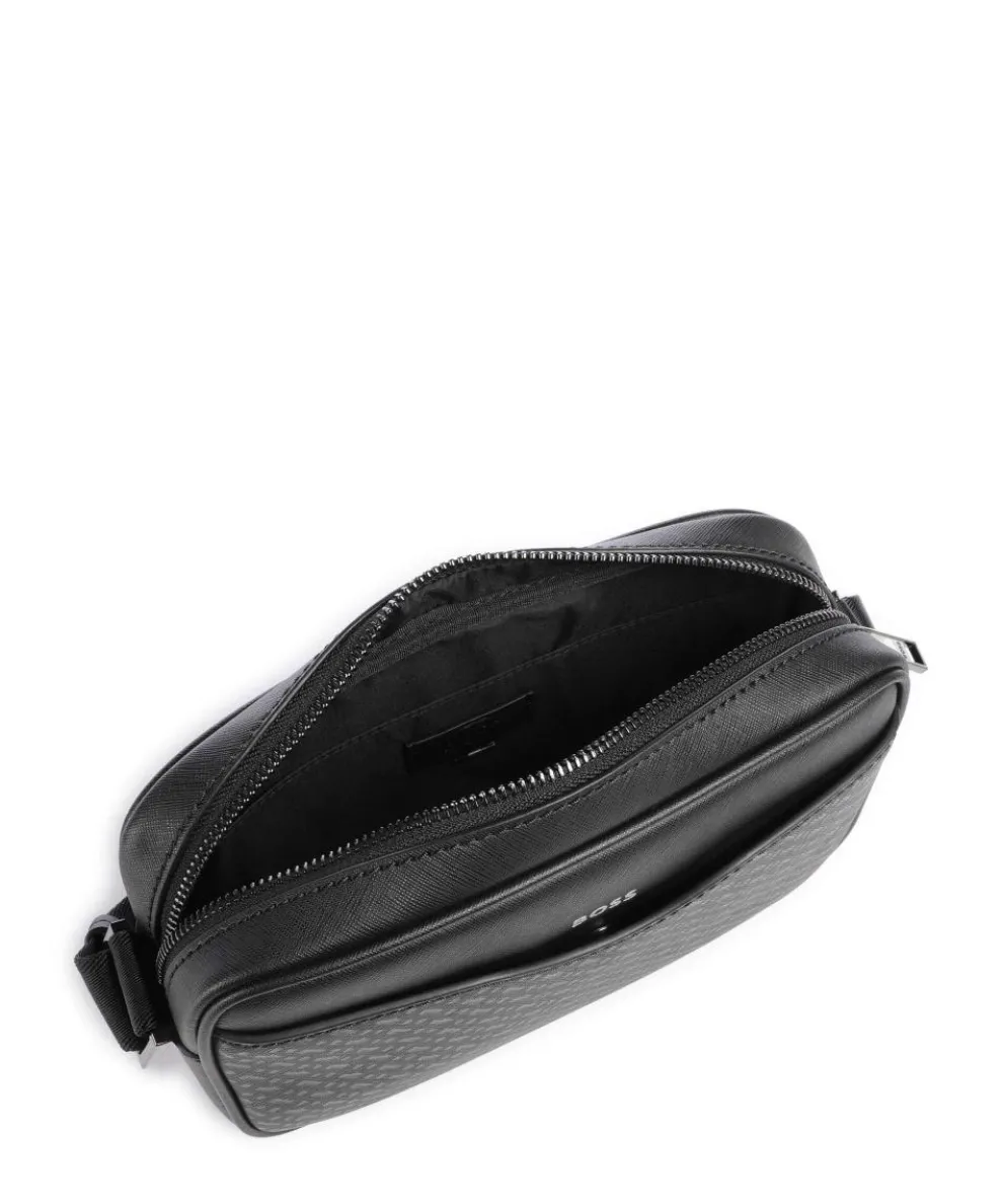 Zair Umhängetasche Lederfaserstoff schwarz