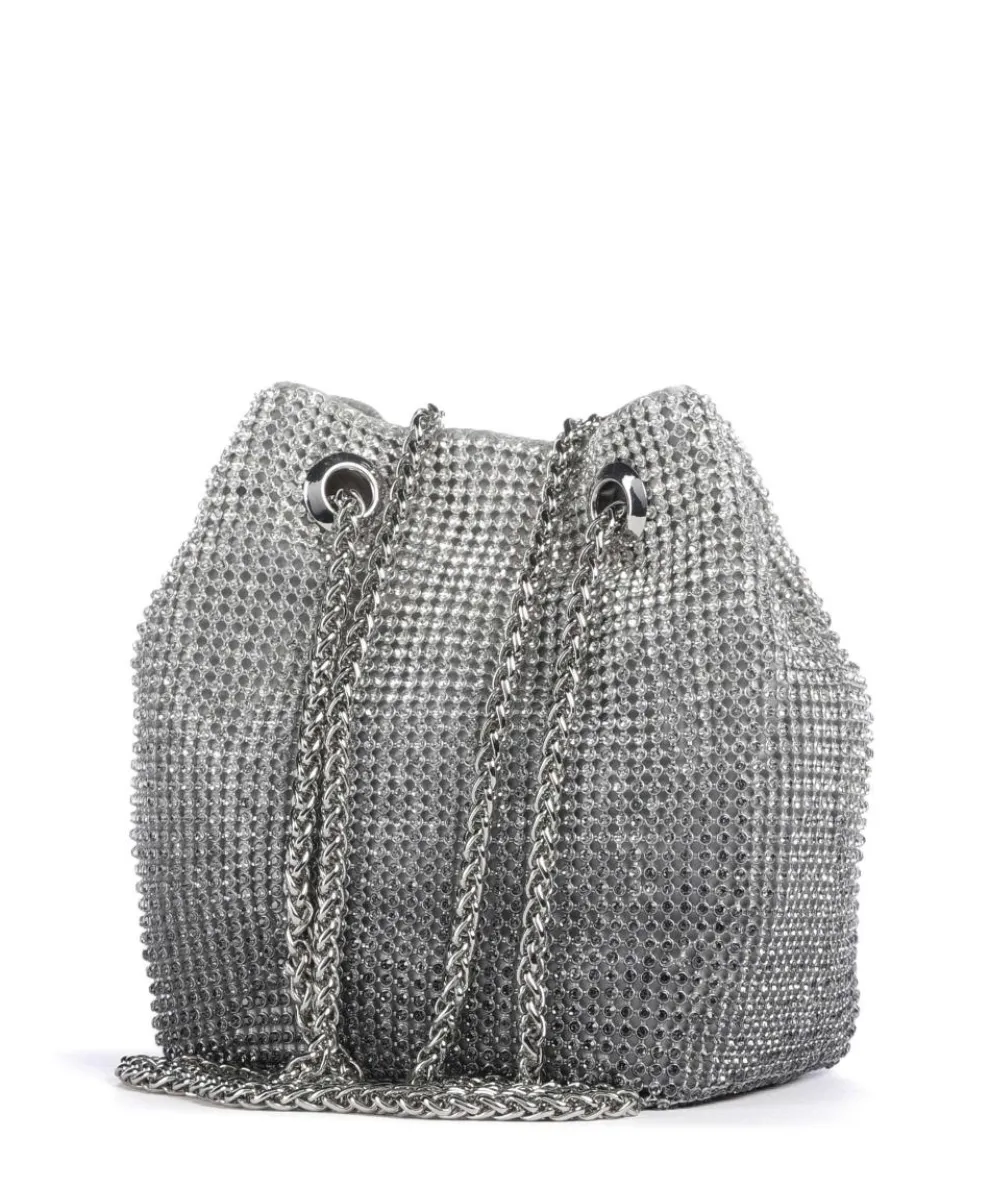 Zalina Schultertasche Aluminium silber