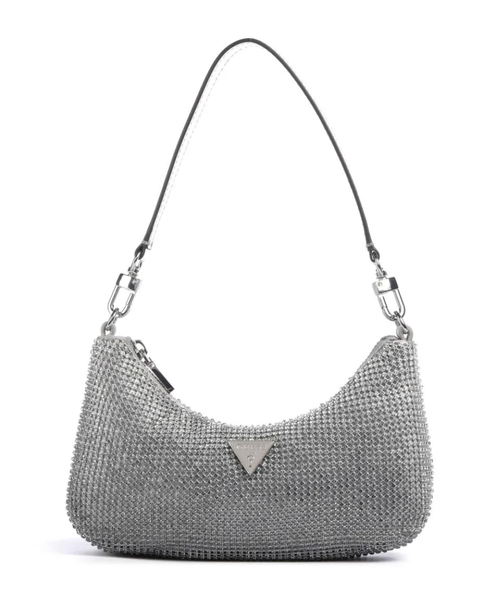 Zalina Schultertasche Aluminium silber