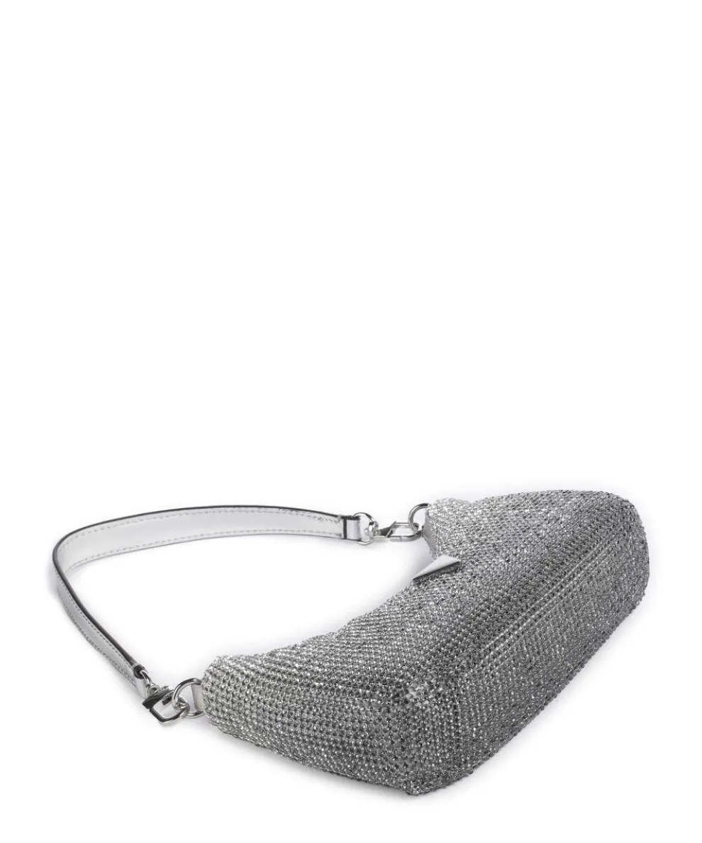 Zalina Schultertasche Aluminium silber