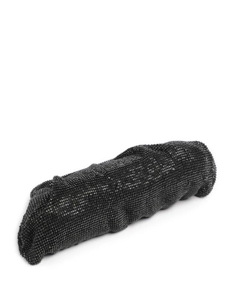 Zalina Schultertasche Aluminium schwarz