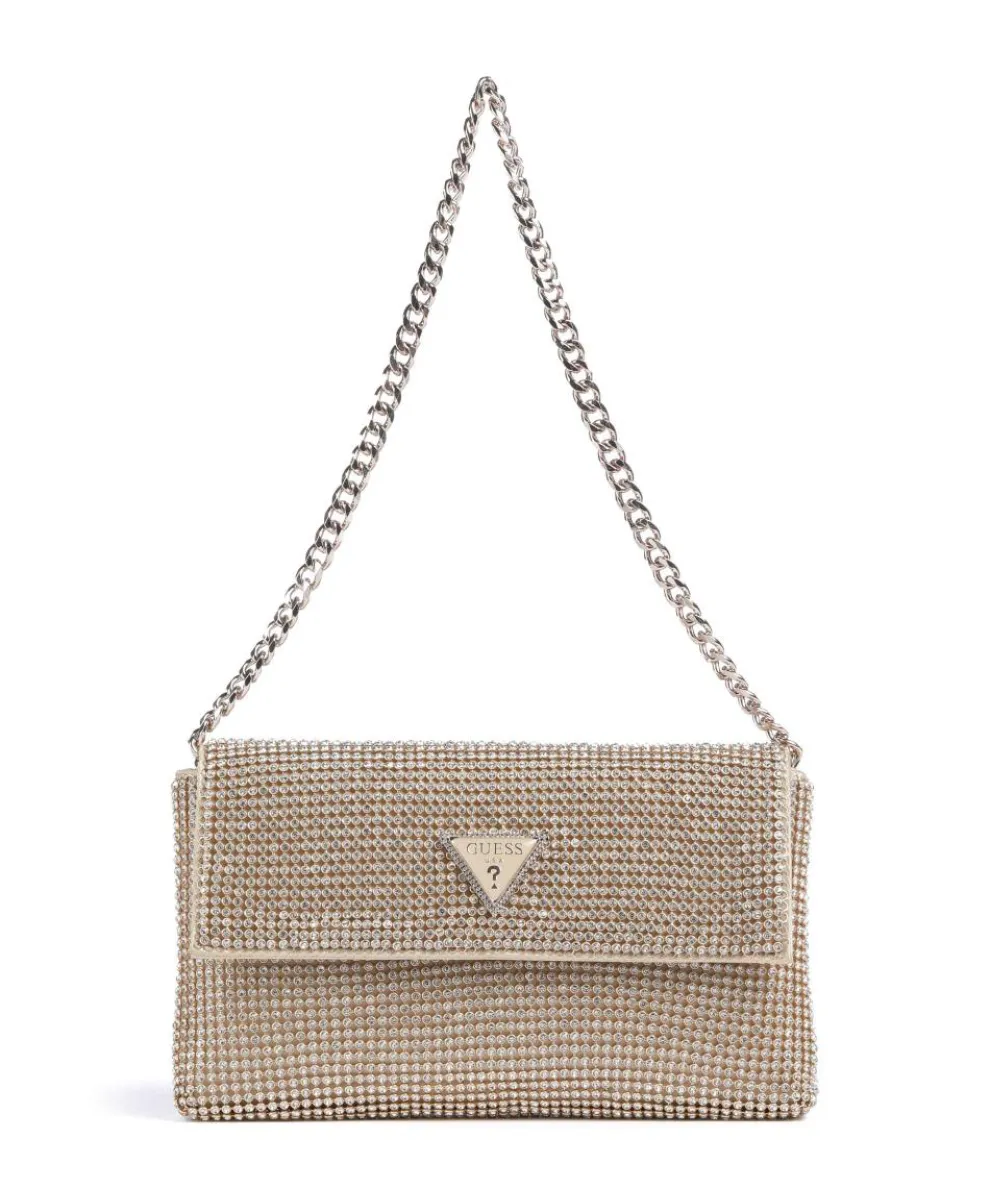 Zalina Schultertasche Aluminium gold