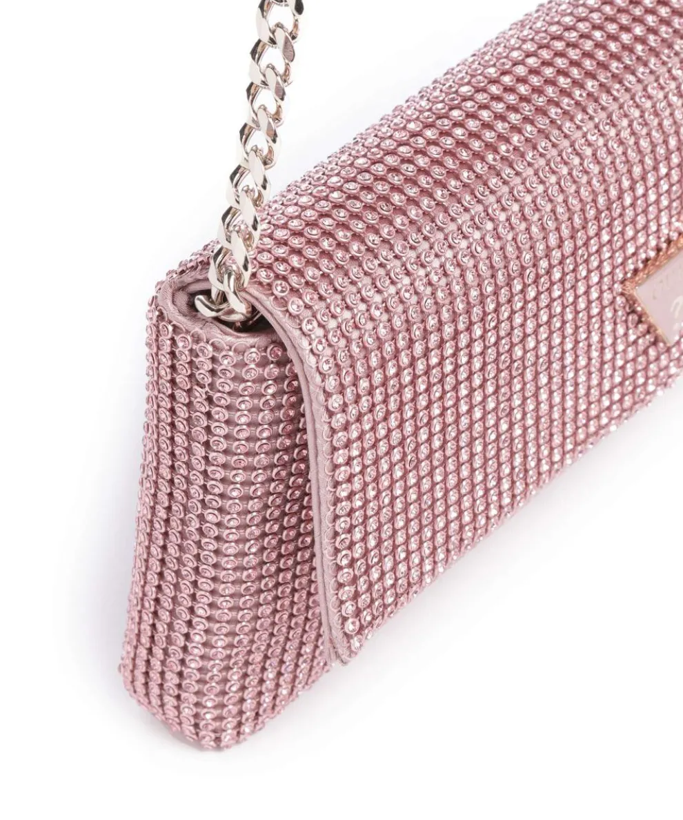 Zalina Schultertasche Aluminium rosa