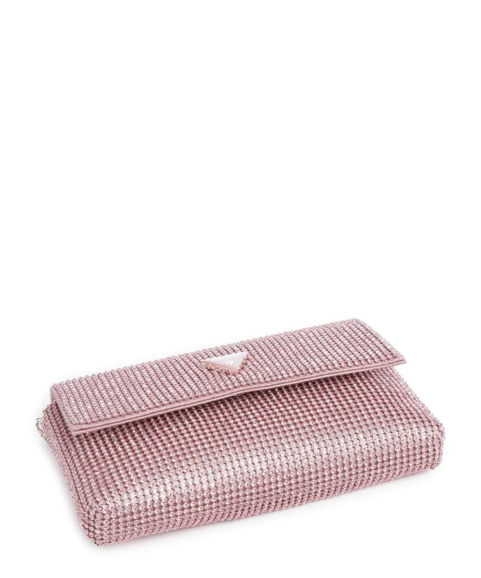 Zalina Schultertasche Aluminium rosa