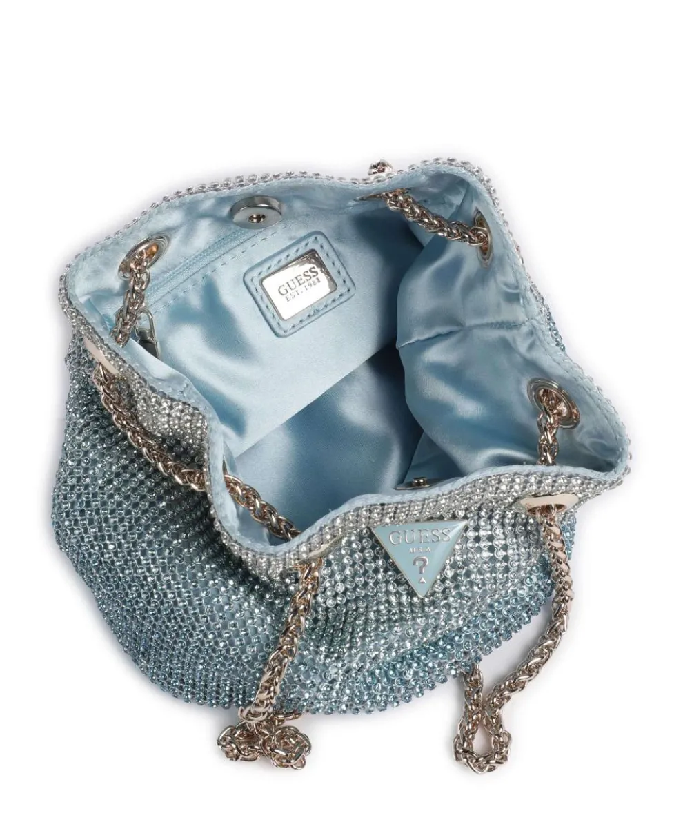 Zalina Schultertasche Aluminium hellblau