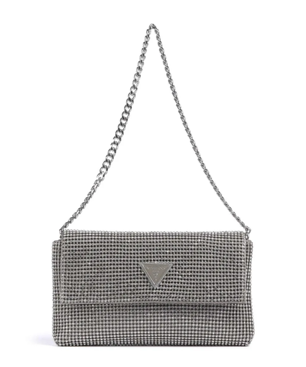 Zalina Schultertasche Aluminium, Polyester silber