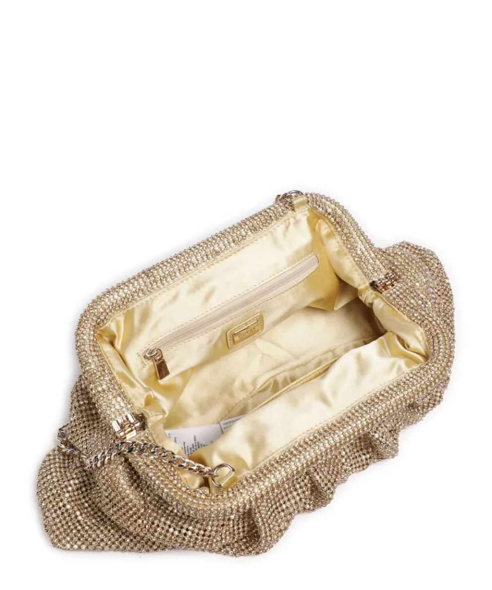 Zalina Schultertasche Aluminium gold