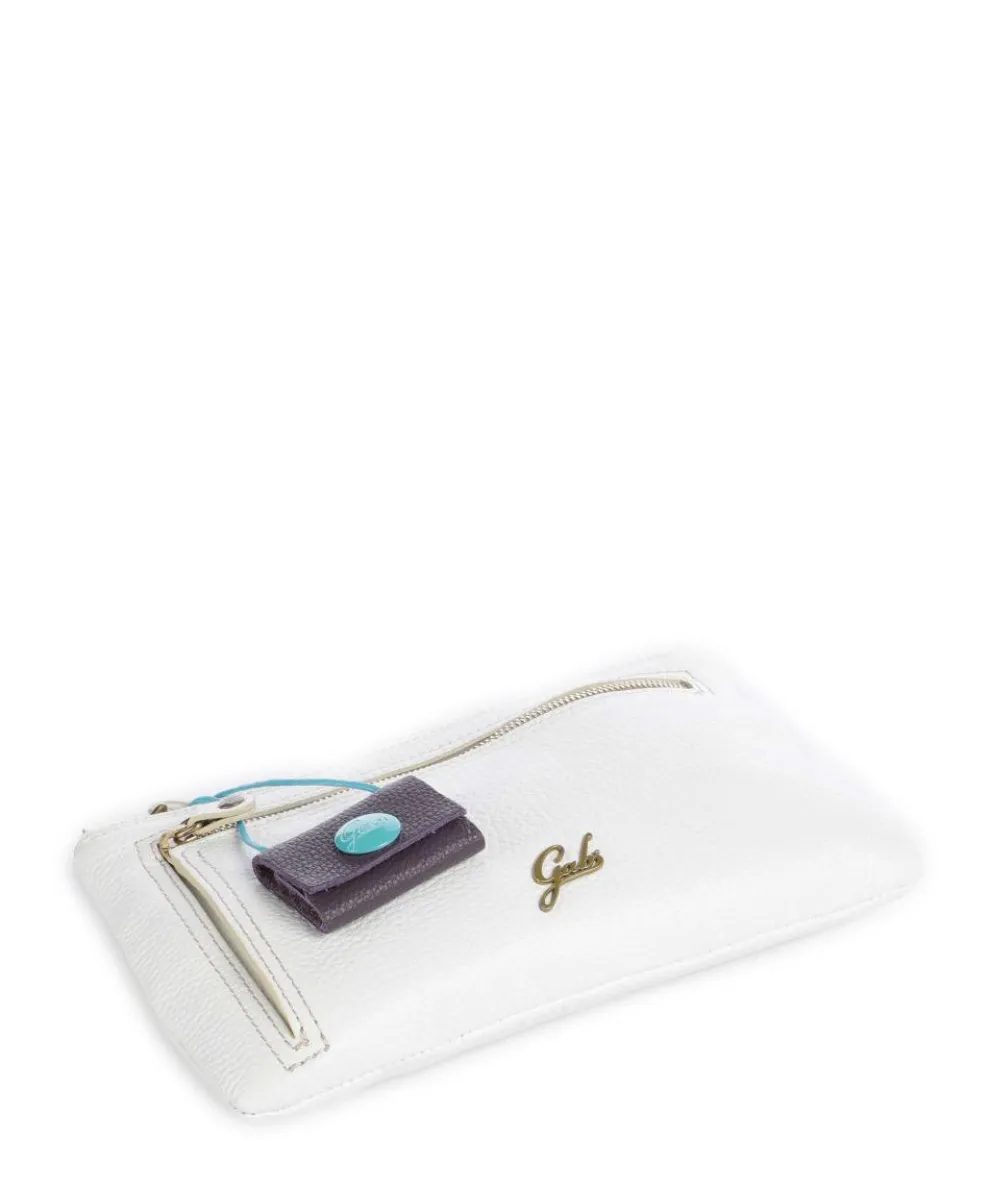 Zante Olly Umhängetasche genarbtes Kalbsleder weiß