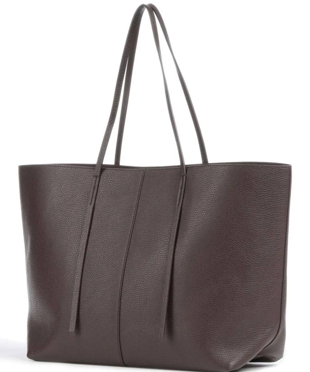 Abilla Shopper genarbtes Leder dunkelbraun