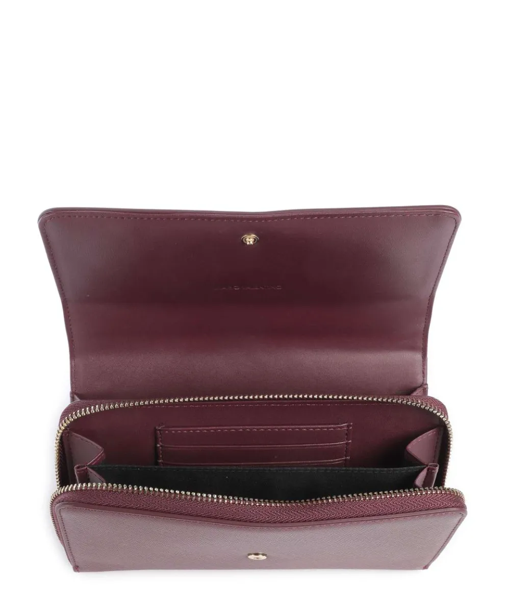 Zero Re Geldbörse Lederimitat brombeer