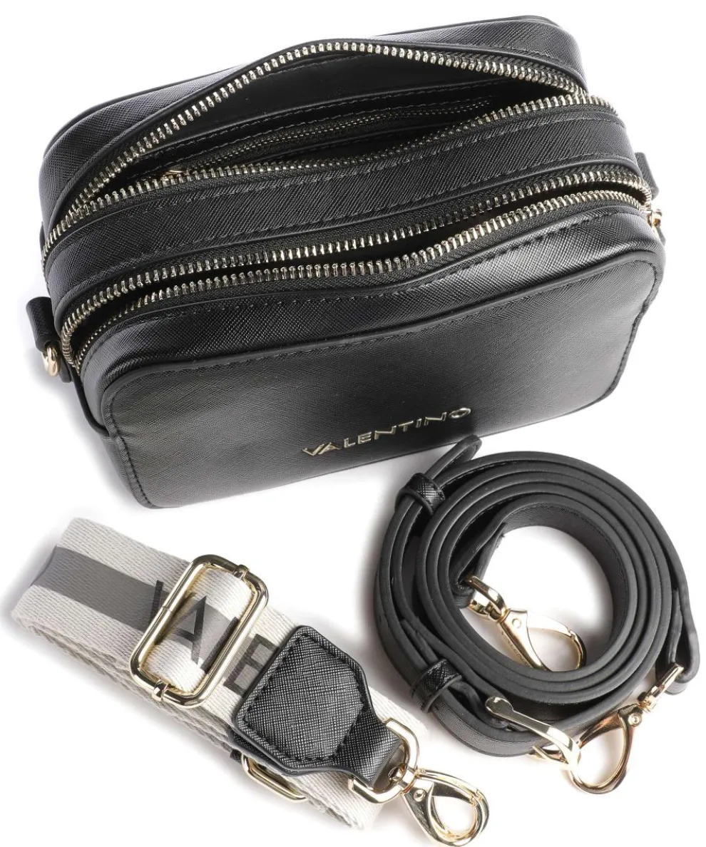 Zero Re Umhängetasche Lederimitat schwarz