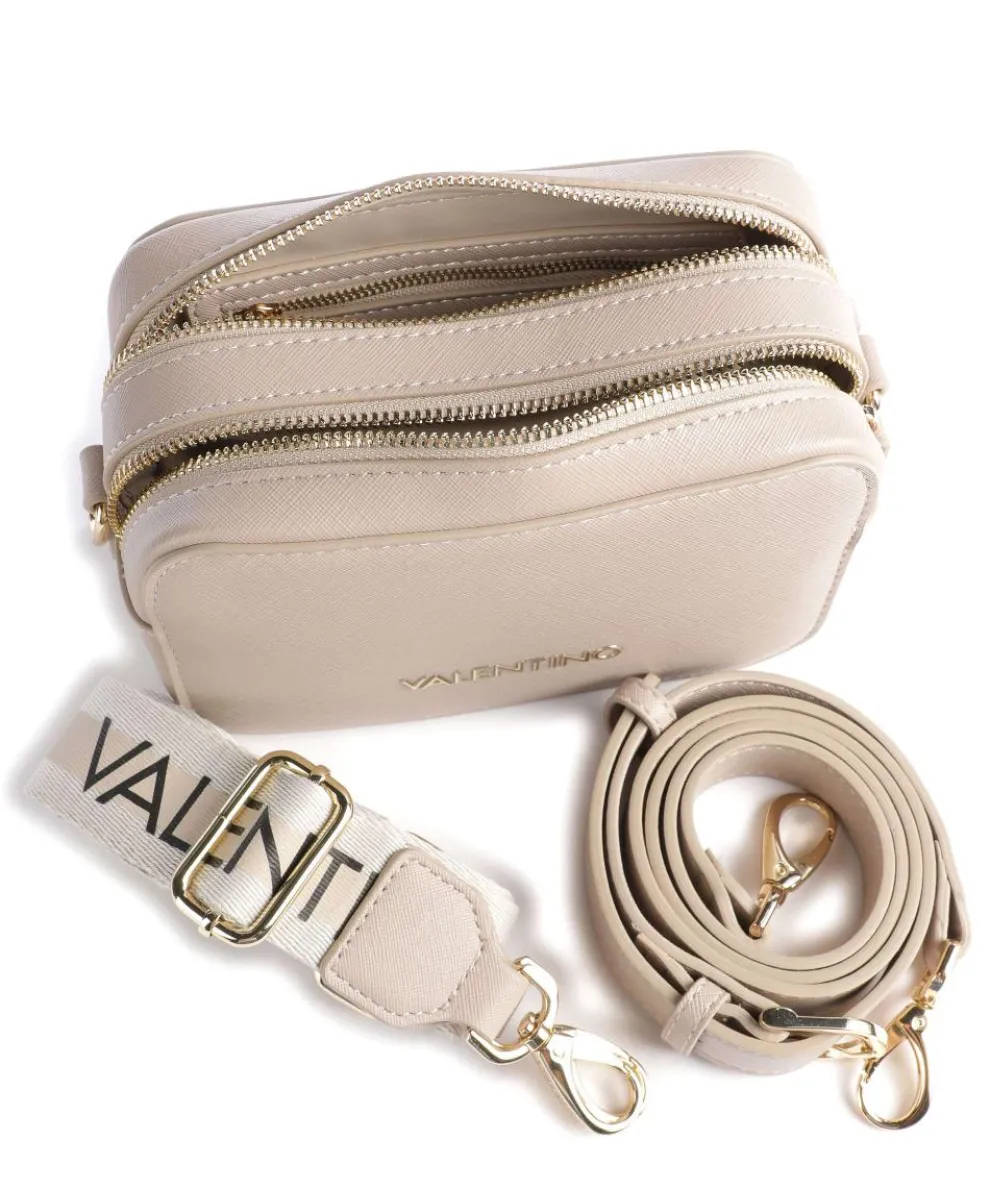 Zero Re Umhängetasche Lederimitat beige