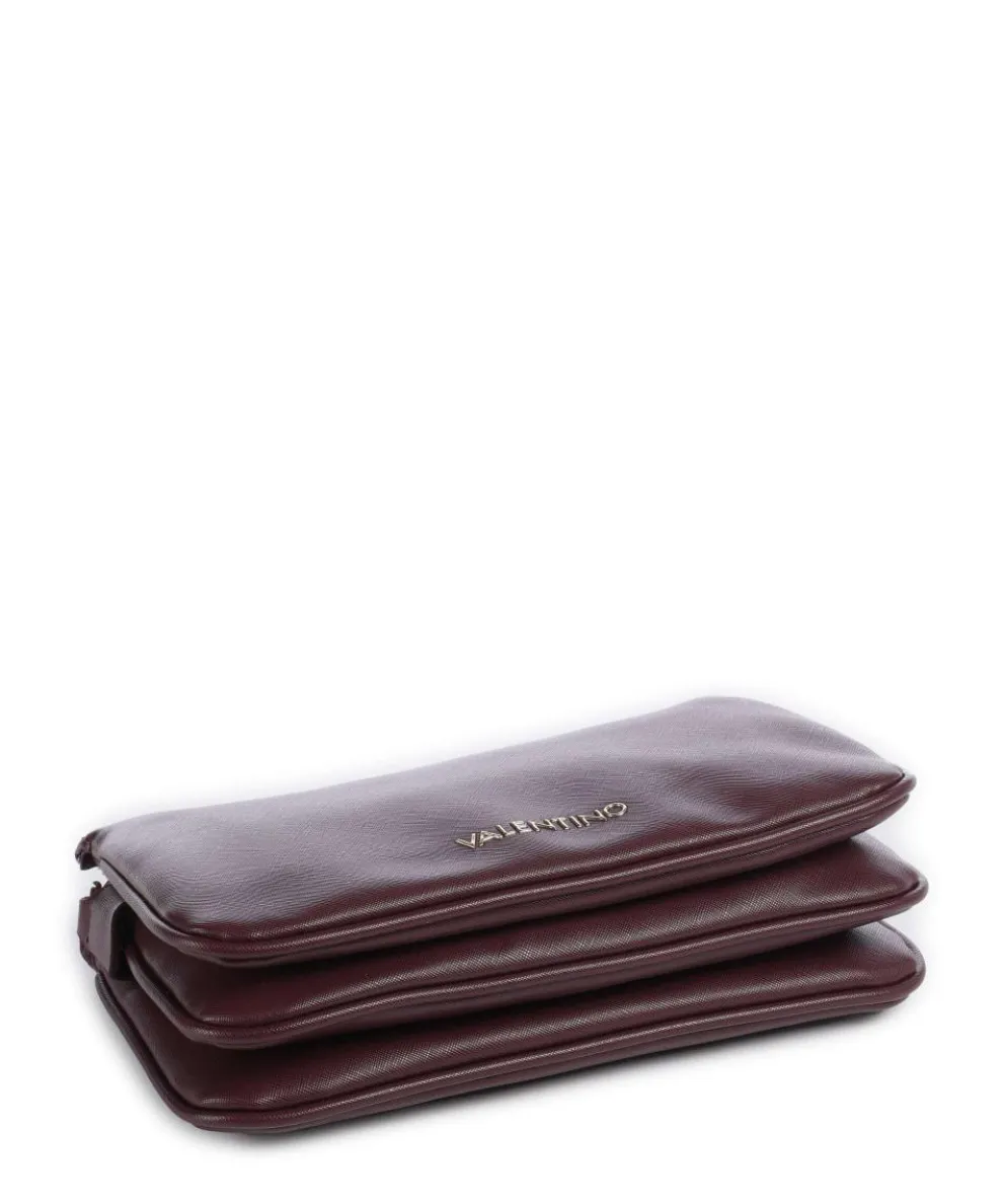 Zero Re Umhängetasche Lederimitat brombeer