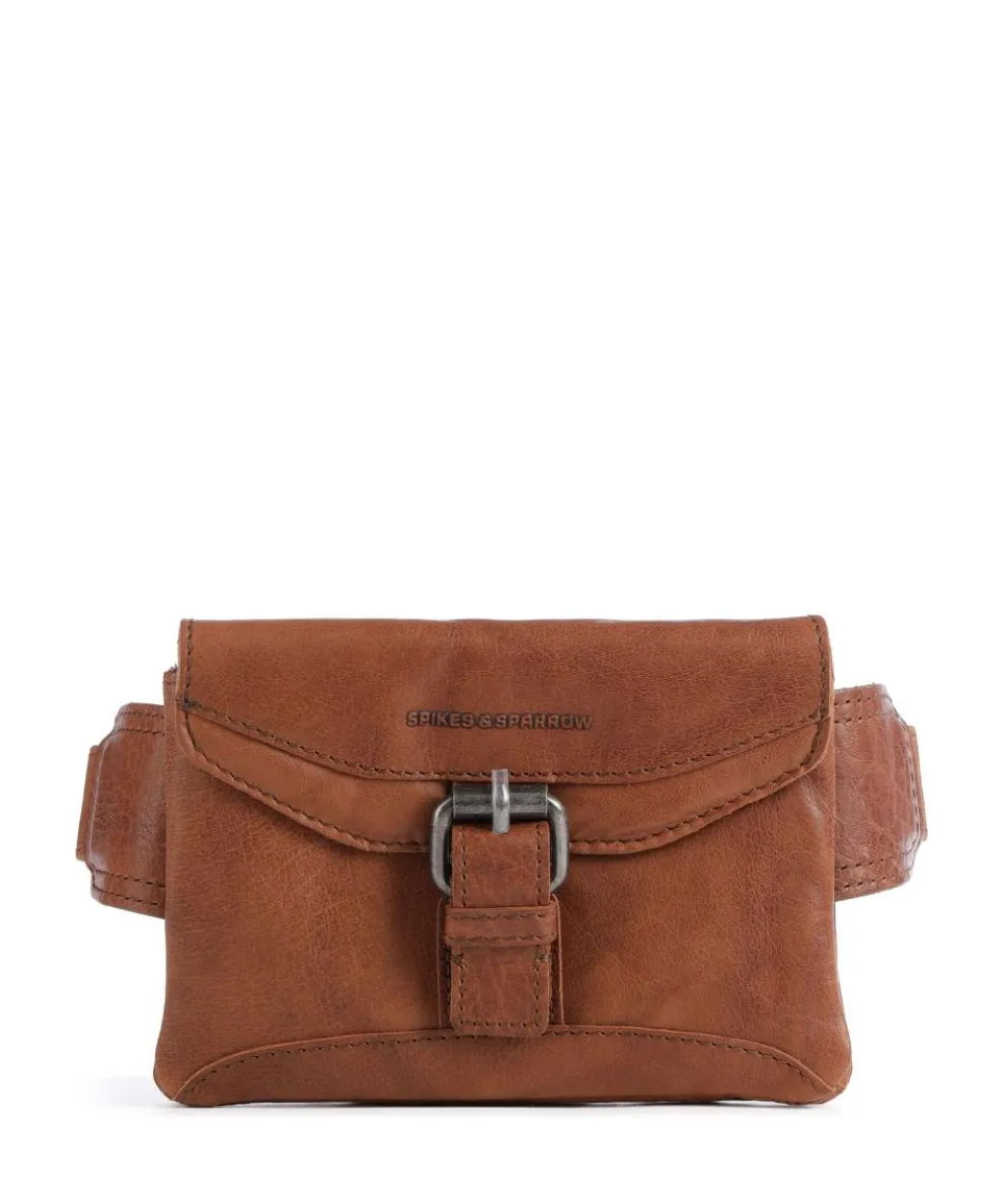 Bronco Gürteltasche fein genarbtes Leder cognac