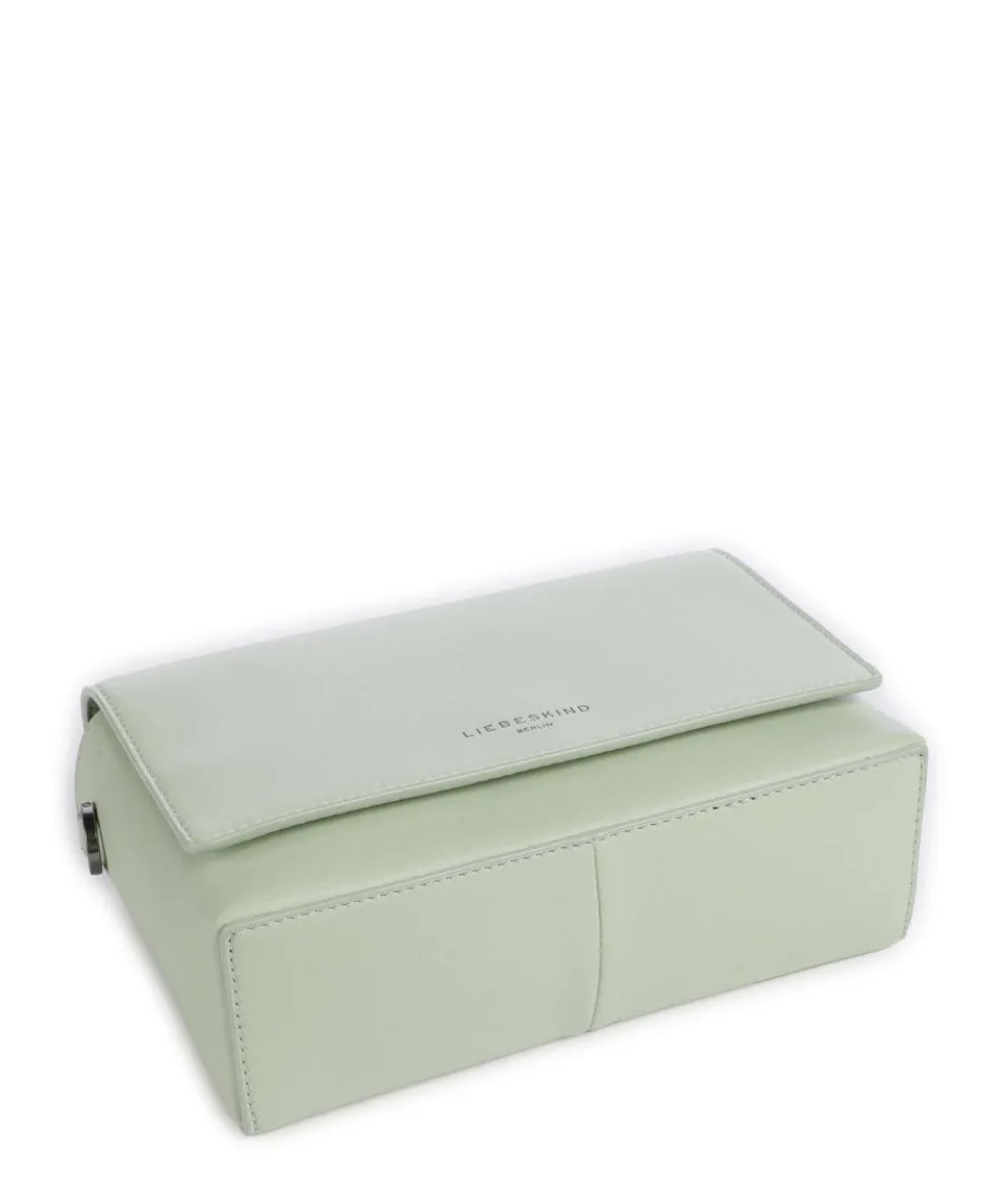 Hilla M Umhängetasche fein genarbtes Leder mintgrün