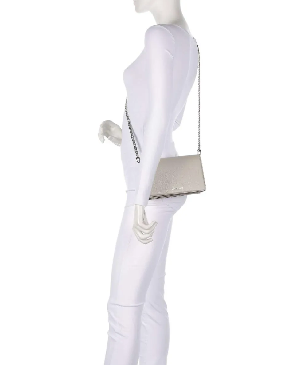 Jet Set Umhängetasche genarbtes Leder sand