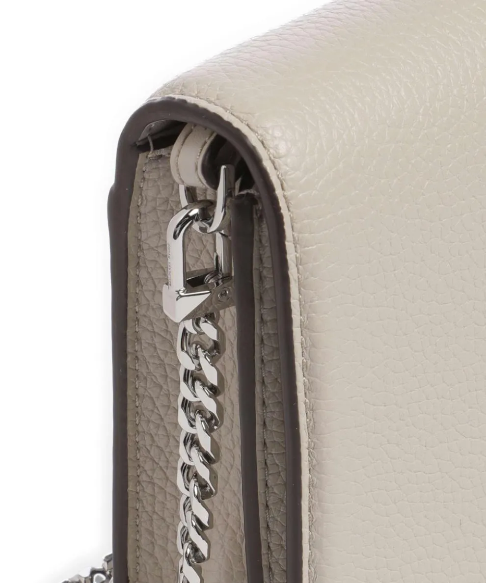 Jet Set Umhängetasche genarbtes Leder sand