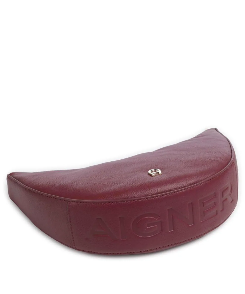 Zita S Umhängetasche genarbtes Rindsleder wein