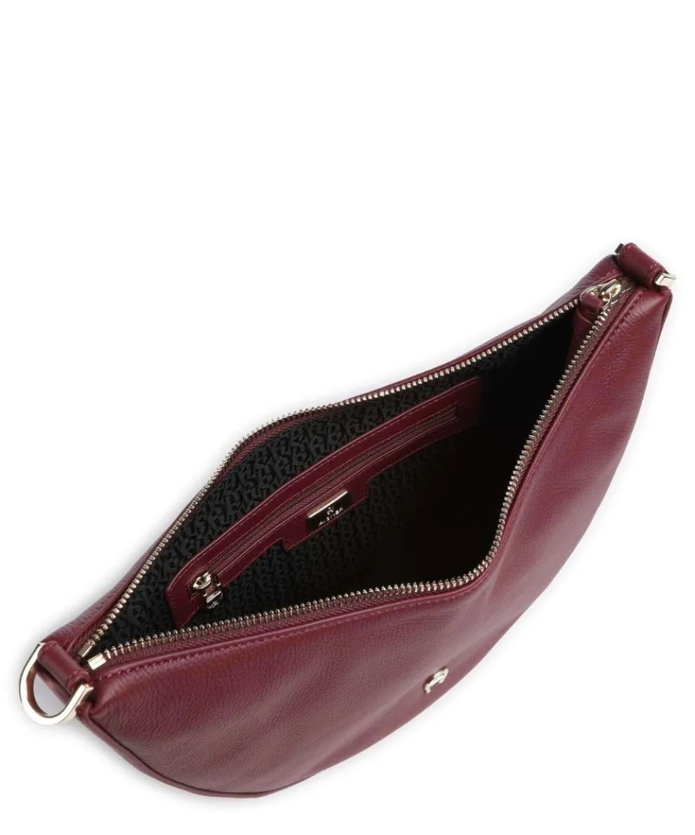 Zita S Umhängetasche genarbtes Rindsleder wein