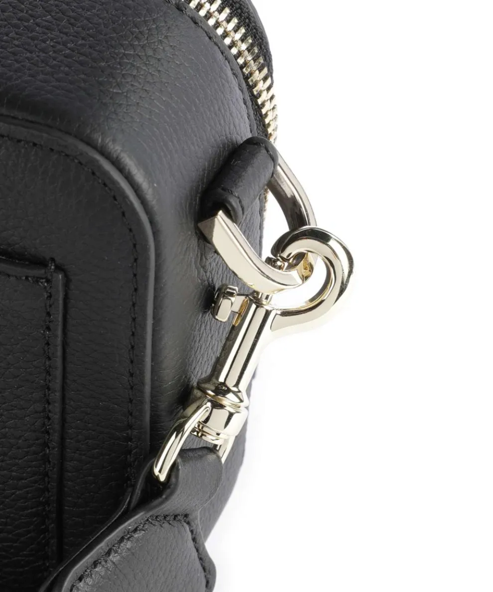 Zita S Umhängetasche genarbtes Rindsleder schwarz